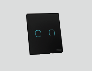 2 Gang Tempered Glass Switches - WiFi