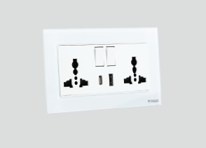 13A Double with USB A + C Tempered Glass Sockets - WiFi