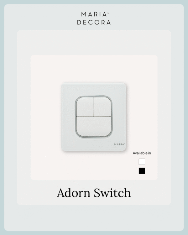 3 Gang Tempered Glass Adorn Series