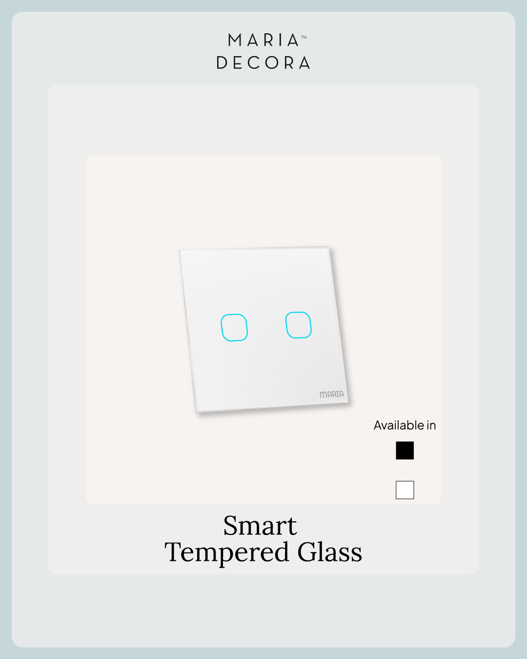 2 Gang Tempered Glass - Zigbee