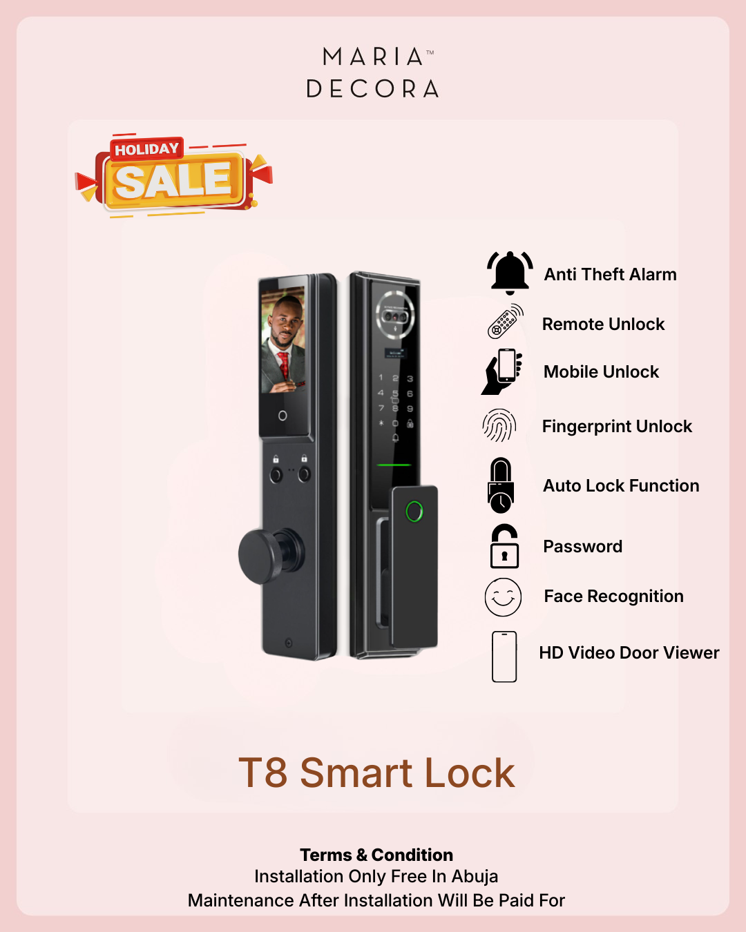 T8 Smart Door Lock - Image 3